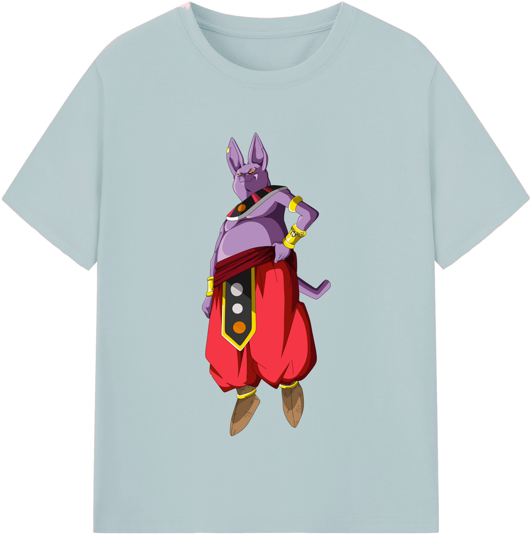 （画像用） ドラゴンボール シャンパ DRAGON BALL Champa 綿100％半袖Tシャツ（フロントプリント）
